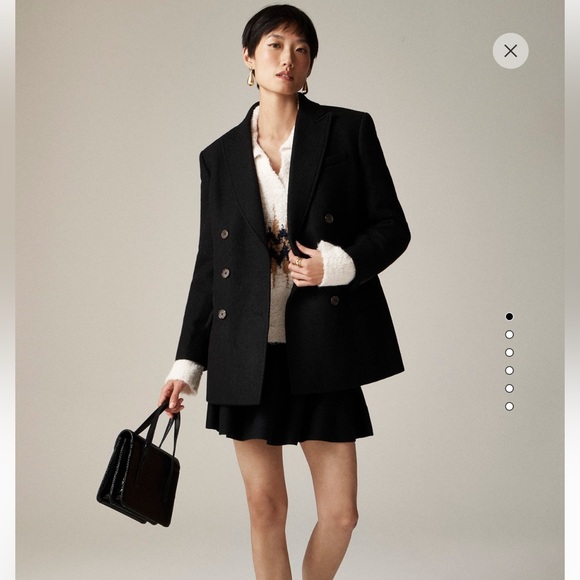 J.CREW Tailored peacoat Italian wool blend melton - Picture 1 of 7